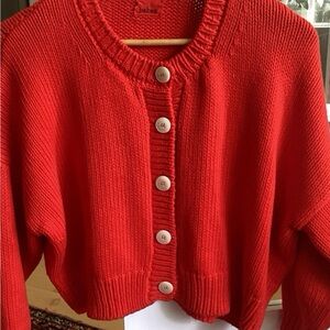 Babaa cardigan no 14 summer flame